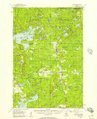 Sagola Michigan Historical topographic map, 1:62500 scale, 15 X 15 Minute, Year 1956
