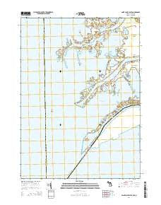 Saint Clair Flats Michigan Historical topographic map, 1:24000 scale, 7.5 X 7.5 Minute, Year 2014