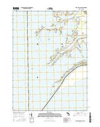 Saint Clair Flats Michigan Current topographic map, 1:24000 scale, 7.5 X 7.5 Minute, Year 2017
