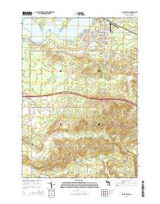Saint Helen Michigan Historical topographic map, 1:24000 scale, 7.5 X 7.5 Minute, Year 2014