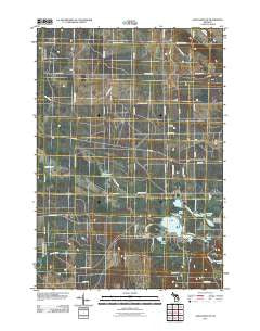 Saint Helen NE Michigan Historical topographic map, 1:24000 scale, 7.5 X 7.5 Minute, Year 2011