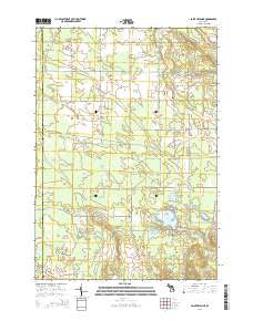 Saint Helen NE Michigan Historical topographic map, 1:24000 scale, 7.5 X 7.5 Minute, Year 2014