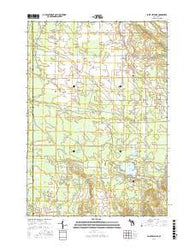 Saint Helen NE Michigan Current topographic map, 1:24000 scale, 7.5 X 7.5 Minute, Year 2017