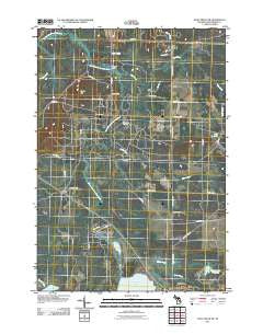 Saint Helen NW Michigan Historical topographic map, 1:24000 scale, 7.5 X 7.5 Minute, Year 2011