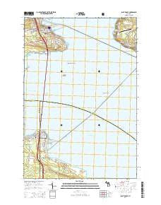 Saint Ignace Michigan Historical topographic map, 1:24000 scale, 7.5 X 7.5 Minute, Year 2014
