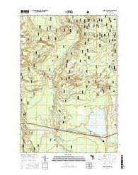 Saint Jacques Michigan Current topographic map, 1:24000 scale, 7.5 X 7.5 Minute, Year 2016