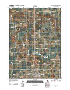 Saint Johns North Michigan Historical topographic map, 1:24000 scale, 7.5 X 7.5 Minute, Year 2011