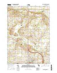 Saint Johns North Michigan Current topographic map, 1:24000 scale, 7.5 X 7.5 Minute, Year 2016