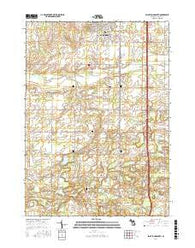 Saint Johns South Michigan Current topographic map, 1:24000 scale, 7.5 X 7.5 Minute, Year 2017