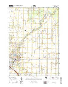 Saint Louis Michigan Historical topographic map, 1:24000 scale, 7.5 X 7.5 Minute, Year 2014
