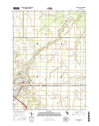 Saint Louis Michigan Current topographic map, 1:24000 scale, 7.5 X 7.5 Minute, Year 2016