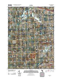 Salem Michigan Historical topographic map, 1:24000 scale, 7.5 X 7.5 Minute, Year 2011