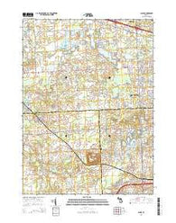 Salem Michigan Historical topographic map, 1:24000 scale, 7.5 X 7.5 Minute, Year 2014