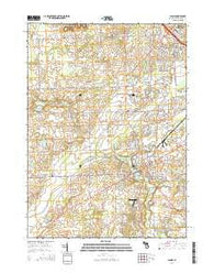 Saline Michigan Historical topographic map, 1:24000 scale, 7.5 X 7.5 Minute, Year 2014