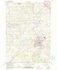 Saline Michigan Historical topographic map, 1:24000 scale, 7.5 X 7.5 Minute, Year 1967