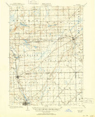 Saline Michigan Historical topographic map, 1:62500 scale, 15 X 15 Minute, Year 1906