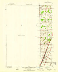 Samaria Michigan Historical topographic map, 1:24000 scale, 7.5 X 7.5 Minute, Year 1939