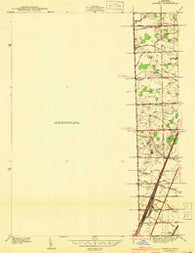 Samaria Michigan Historical topographic map, 1:24000 scale, 7.5 X 7.5 Minute, Year 1941
