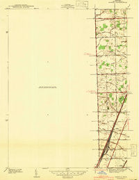 Samaria Michigan Historical topographic map, 1:24000 scale, 7.5 X 7.5 Minute, Year 1941