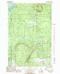 Sand River Michigan Historical topographic map, 1:24000 scale, 7.5 X 7.5 Minute, Year 1985