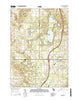 Sand Lake Michigan Current topographic map, 1:24000 scale, 7.5 X 7.5 Minute, Year 2017