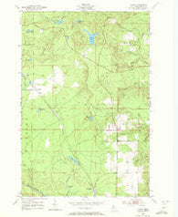 Sands Michigan Historical topographic map, 1:24000 scale, 7.5 X 7.5 Minute, Year 1952