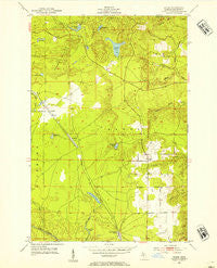 Sands Michigan Historical topographic map, 1:24000 scale, 7.5 X 7.5 Minute, Year 1952