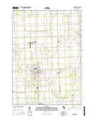 Sandusky Michigan Current topographic map, 1:24000 scale, 7.5 X 7.5 Minute, Year 2016