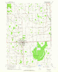 Sandusky Michigan Historical topographic map, 1:24000 scale, 7.5 X 7.5 Minute, Year 1963