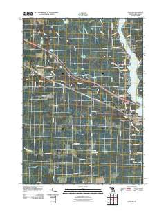 Sanford Michigan Historical topographic map, 1:24000 scale, 7.5 X 7.5 Minute, Year 2011