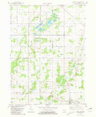 Saubee Lake Michigan Historical topographic map, 1:24000 scale, 7.5 X 7.5 Minute, Year 1981