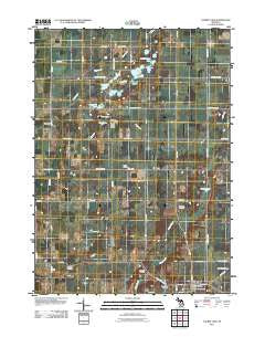 Saubee Lake Michigan Historical topographic map, 1:24000 scale, 7.5 X 7.5 Minute, Year 2011