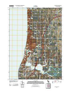Saugatuck Michigan Historical topographic map, 1:24000 scale, 7.5 X 7.5 Minute, Year 2011