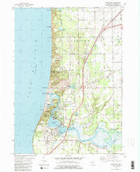 Saugatuck Michigan Historical topographic map, 1:24000 scale, 7.5 X 7.5 Minute, Year 1981