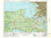 Sault Sainte Marie Michigan Historical topographic map, 1:250000 scale, 1 X 2 Degree, Year 1954