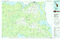 Sault Ste. Marie South Michigan Historical topographic map, 1:100000 scale, 30 X 60 Minute, Year 1984