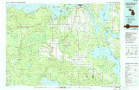 Sault Ste. Marie South Michigan Historical topographic map, 1:100000 scale, 30 X 60 Minute, Year 1984