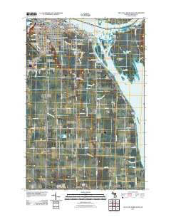 Sault Ste. Marie South Michigan Historical topographic map, 1:24000 scale, 7.5 X 7.5 Minute, Year 2011