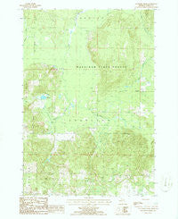 Saunders Creek Michigan Historical topographic map, 1:24000 scale, 7.5 X 7.5 Minute, Year 1986