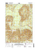 Saunders Creek Michigan Current topographic map, 1:24000 scale, 7.5 X 7.5 Minute, Year 2017