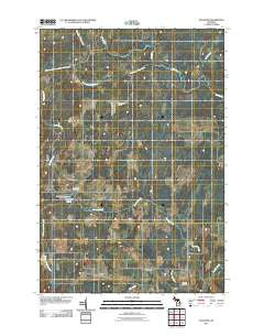 Schaffer Michigan Historical topographic map, 1:24000 scale, 7.5 X 7.5 Minute, Year 2011