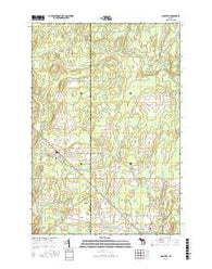 Schaffer Michigan Current topographic map, 1:24000 scale, 7.5 X 7.5 Minute, Year 2016