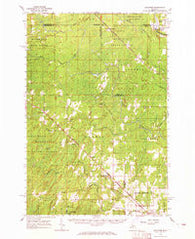 Schaffer Michigan Historical topographic map, 1:62500 scale, 15 X 15 Minute, Year 1963