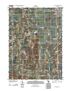Schoolcraft Michigan Historical topographic map, 1:24000 scale, 7.5 X 7.5 Minute, Year 2011