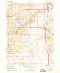 Schoolcraft NW Michigan Historical topographic map, 1:24000 scale, 7.5 X 7.5 Minute, Year 1967