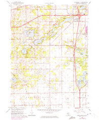 Schoolcraft NW Michigan Historical topographic map, 1:24000 scale, 7.5 X 7.5 Minute, Year 1967