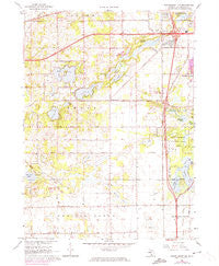 Schoolcraft NW Michigan Historical topographic map, 1:24000 scale, 7.5 X 7.5 Minute, Year 1967