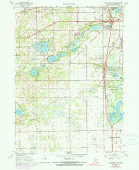 Schoolcraft NW Michigan Historical topographic map, 1:24000 scale, 7.5 X 7.5 Minute, Year 1967
