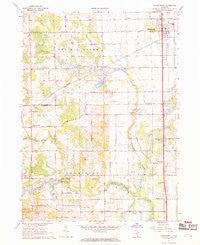 Schoolcraft Michigan Historical topographic map, 1:24000 scale, 7.5 X 7.5 Minute, Year 1967