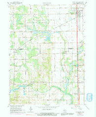 Schoolcraft Michigan Historical topographic map, 1:24000 scale, 7.5 X 7.5 Minute, Year 1967